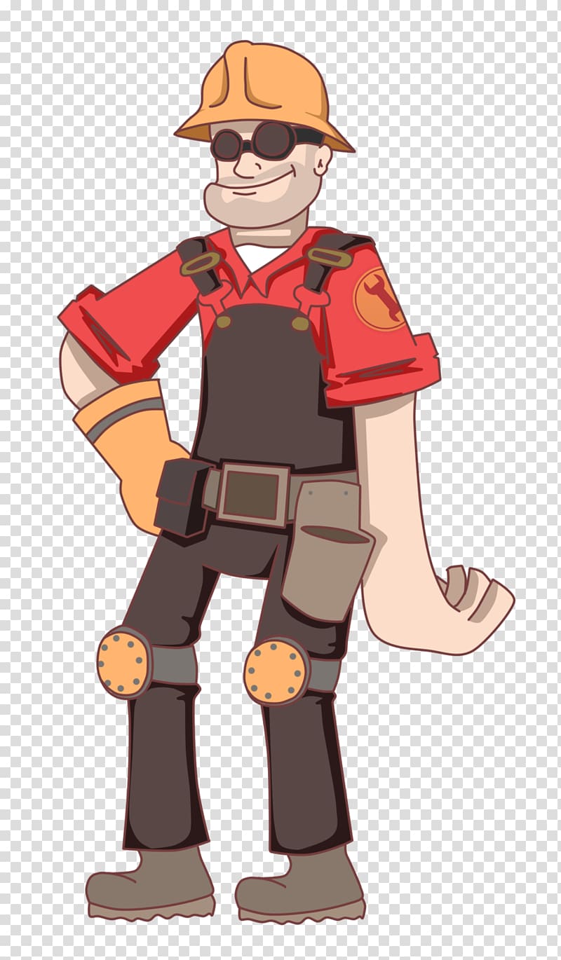 Team Fortress 2 Drawing Engineer Fan art Matchmaking, engineer transparent background PNG clipart