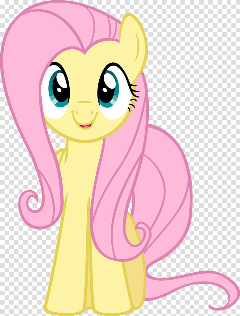 Fluttershy My Little Pony: Friendship Is Magic Rarity Rainbow Dash, petals fluttered in front transparent background PNG clipart