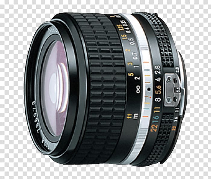 Nikon AF Nikkor 50 mm f/1.8D Camera lens Nikon AF-S DX Nikkor 35mm f/1.8G, camera lens transparent background PNG clipart