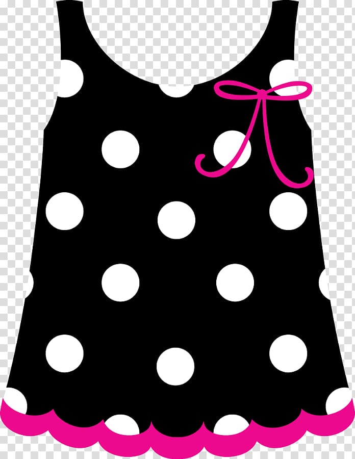 Paper doll Dress Polka dot Clothing, doll transparent background PNG clipart