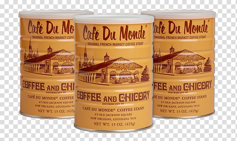 Cafe Du Monde Iced coffee Espresso, market stand transparent background PNG clipart