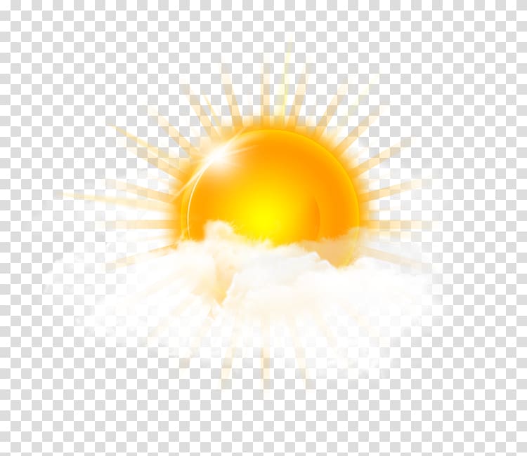 yellow sun illustration, Daytime Sky Yellow , Weather elements transparent background PNG clipart