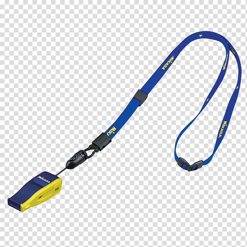 Mikasa Sports Volleyball Whistle Lanyard, whistle transparent background PNG clipart