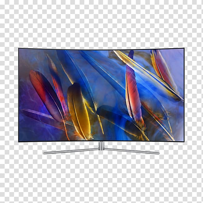 Samsung MU7000 Ultra-high-definition television Quantum dot display Smart TV, samsung transparent background PNG clipart