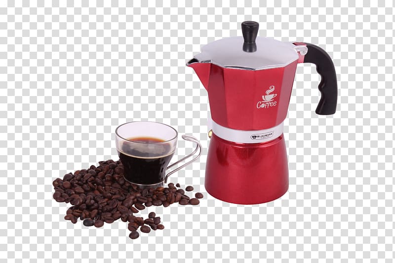 Coffeemaker Teacup Espresso Moka pot, milk tea transparent background PNG clipart