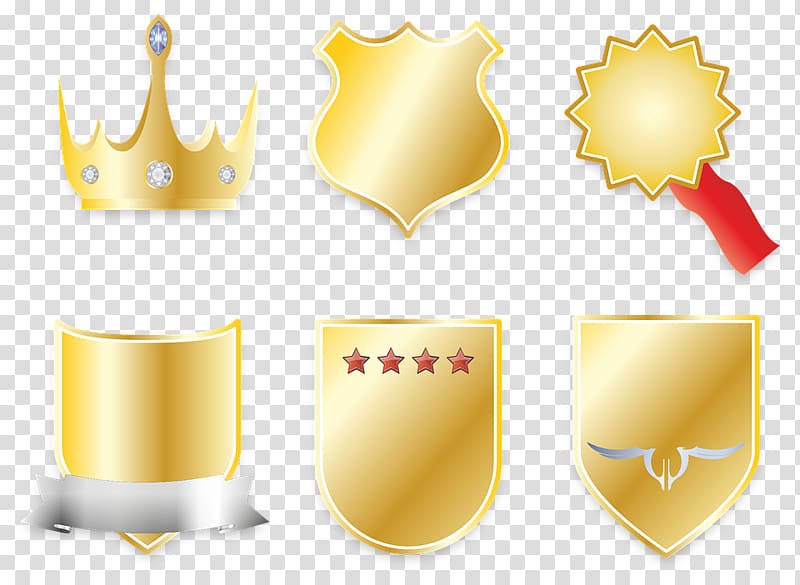 Coat of arms Shield Gold Banner of arms, joias transparent background PNG clipart