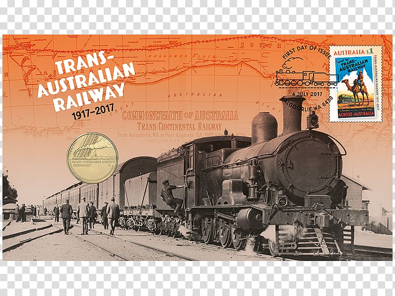 Melbourne Trans-Australian Locomotive Rail transport Coin, press passport stamp transparent background PNG clipart