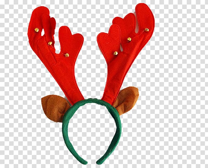 Reindeer Antler Christmas Rudolph, Reindeer transparent background PNG clipart