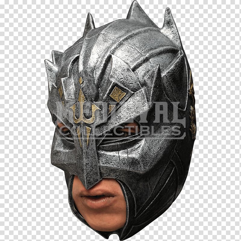 Latex mask Halloween costume Carnival, warrior helmet transparent background PNG clipart