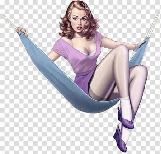 Pin-up girl Poster Retro style, pin up love transparent background PNG clipart