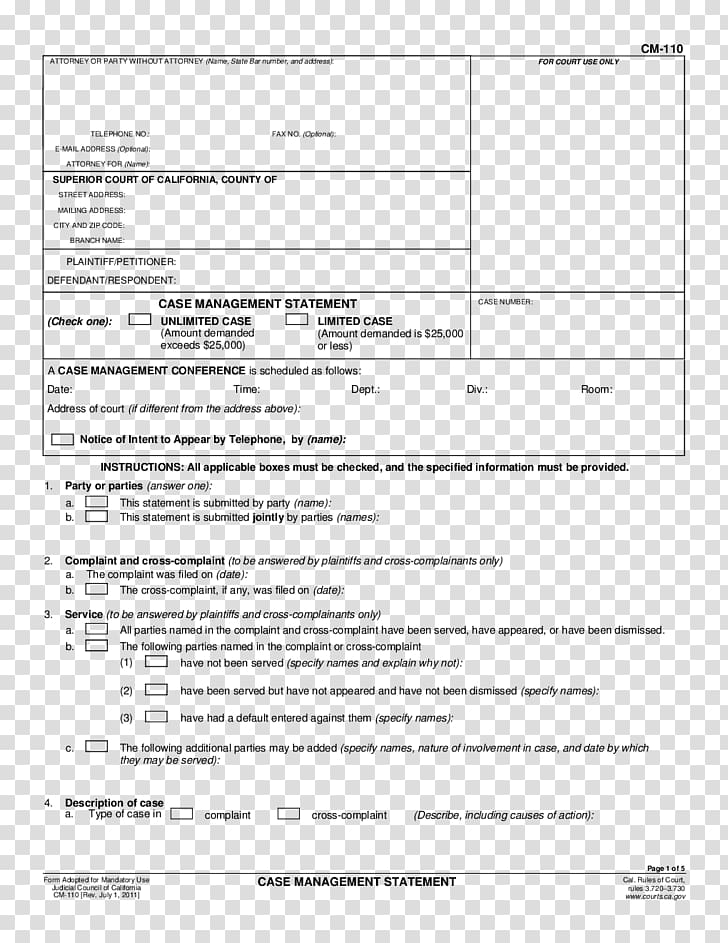 Document Template Legal case Form Superior court, respondent transparent background PNG clipart