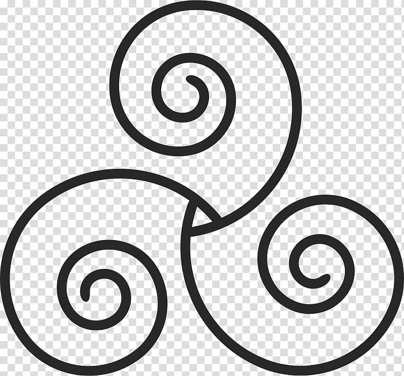 Triskelion Celtic knot Symbol , stone carving transparent background PNG clipart