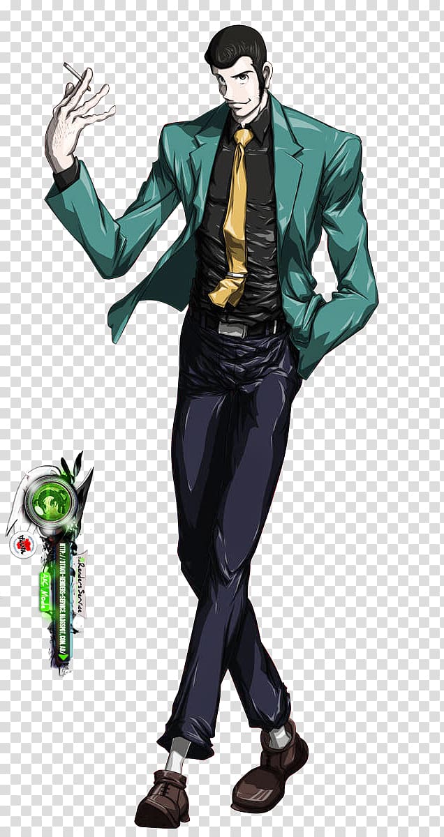 Costume design Cartoon Lupin III, others transparent background PNG clipart