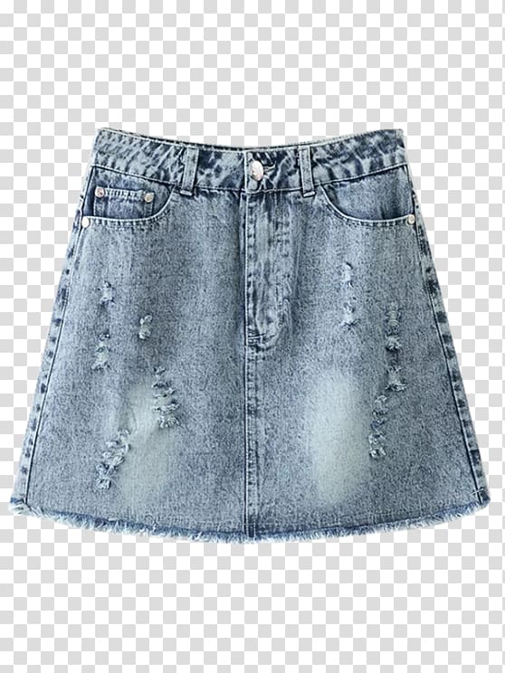 Miniskirt Denim Jeans Pocket, skirts transparent background PNG clipart