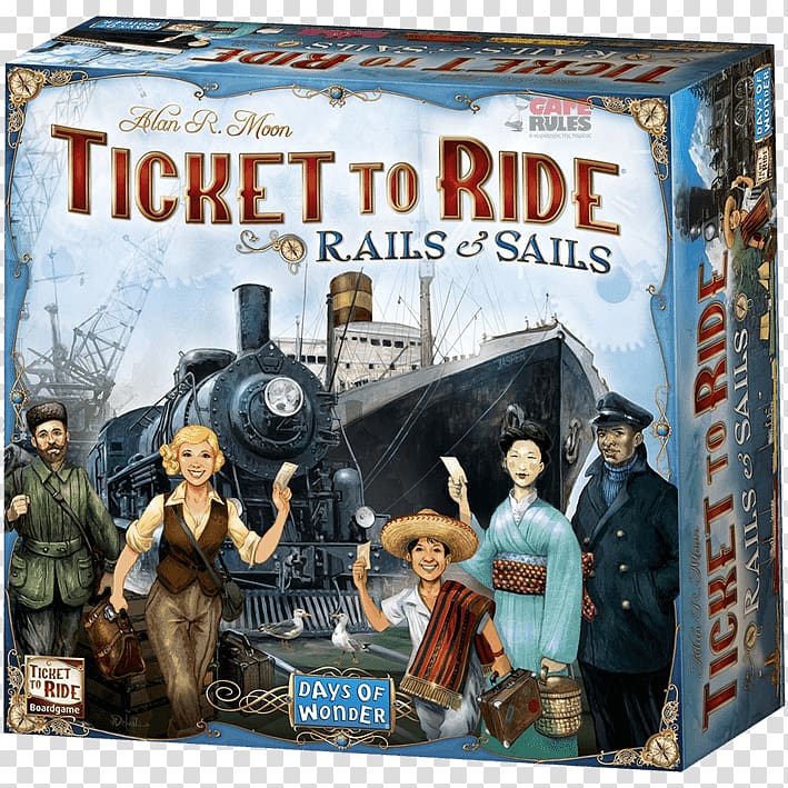 Days of Wonder Ticket to Ride Series Board game, Sand box transparent background PNG clipart