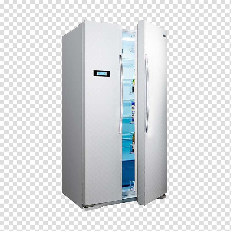 Refrigerator Designer Industrial design, Product kind multi-compartment refrigerator transparent background PNG clipart