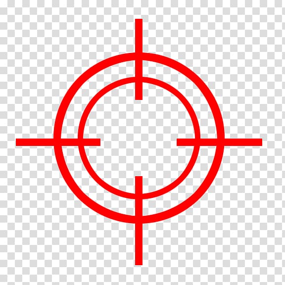 red target icon, Reticle Icon, Target transparent background PNG clipart