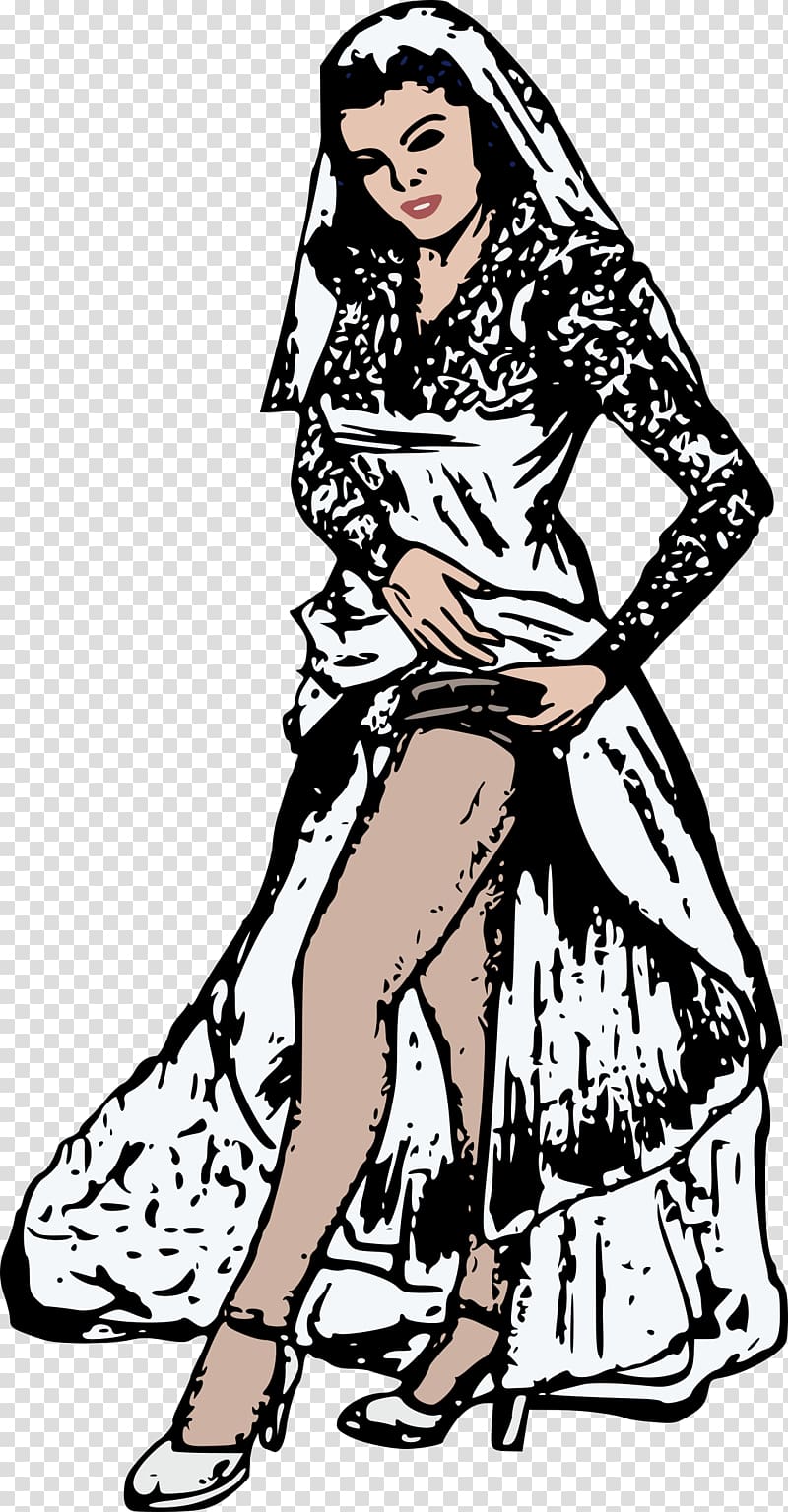 Garter Dress Clothing Woman , bride transparent background PNG clipart