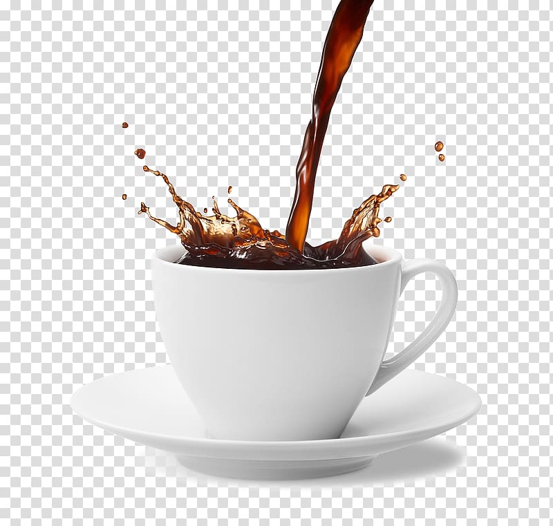 ceramic cup filled with brown liquid, Coffee cup Tea Cafe Hot chocolate, A cup of American coffee transparent background PNG clipart