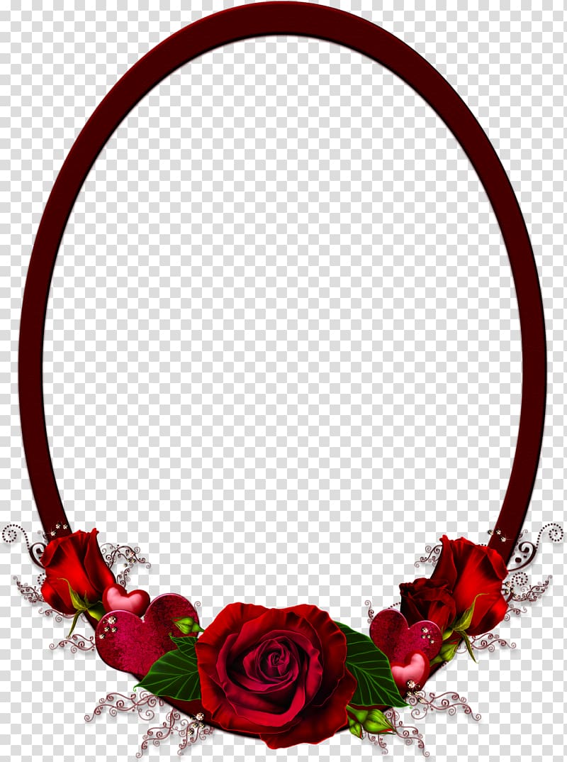 red rose wreath illustration, Cut flowers Garden roses Rose garden, rose frame transparent background PNG clipart