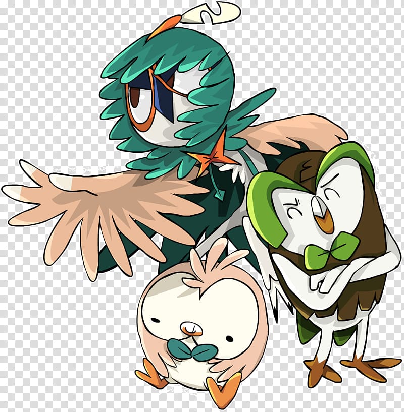 Pokémon Sun and Moon Rowlet Drawing, others transparent background PNG clipart