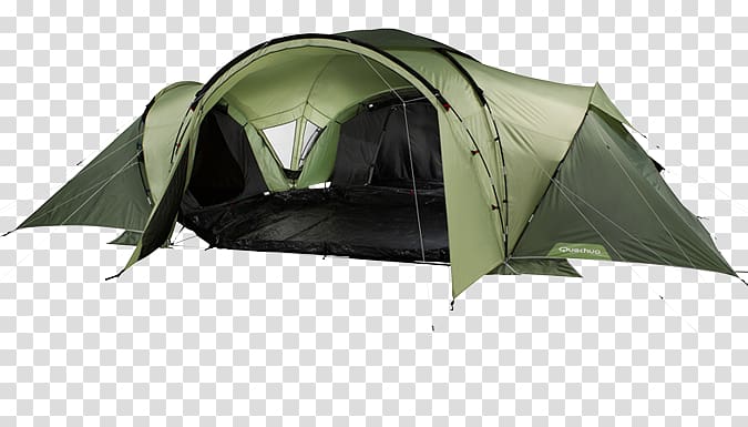 Quechua Air Seconds Family 6.3 XL Fresh&Black Tent Camping hiking, decathlon family tent transparent background PNG clipart