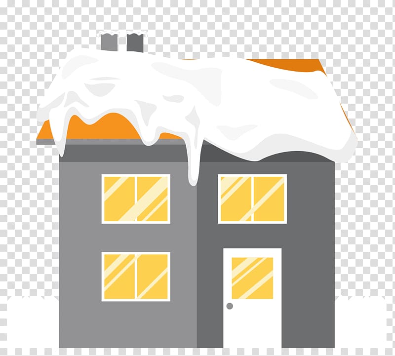 Roof Building Snow, snow building roof at night transparent background PNG clipart