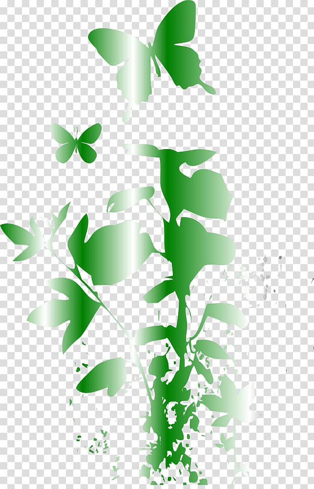 Book of Shadows: Butterfly Leaf Plant stem Tree, doodles transparent background PNG clipart