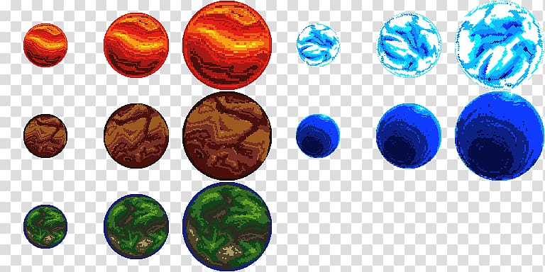 Pixel art Planet Pixelation, planet transparent background PNG clipart