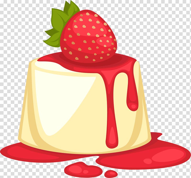 Parfait Dessert Sweetness Illustration, Egg pudding dessert transparent background PNG clipart