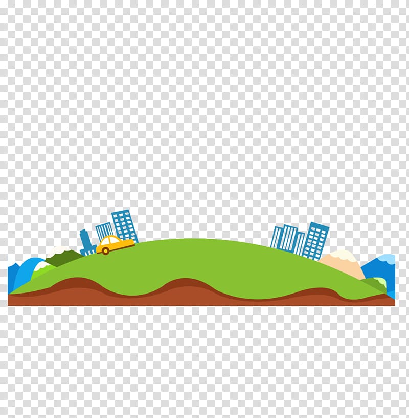 Building Cartoon Animation, Green Earth Our Home transparent background PNG clipart