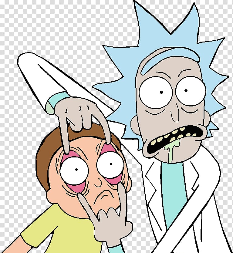 Rick Sanchez Morty Smith Meeseeks and Destroy Sticker Pocket Mortys, Rick Malambri transparent background PNG clipart