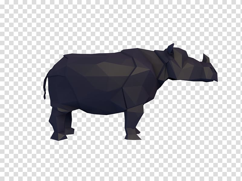 Cattle Wildlife Snout Black M, Javan Rhinoceros transparent background PNG clipart