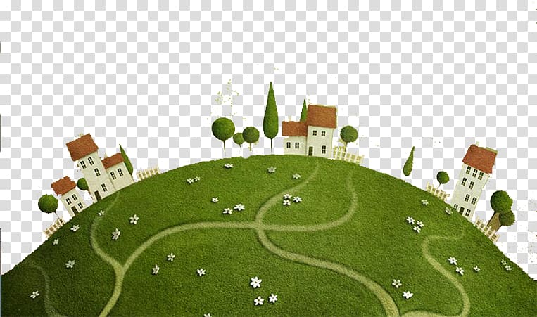 Illustration, Green Earth transparent background PNG clipart