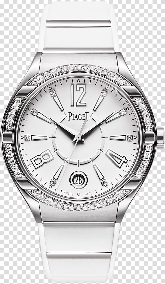 Piaget SA Watch Quartz clock Chronograph watch transparent