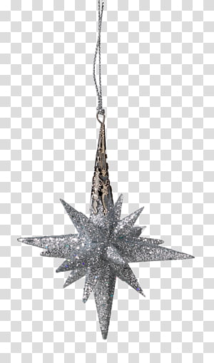 Christmas ornament Christmas Day Jewellery, Silver Glitter Chandeliers transparent background PNG clipart thumbnail