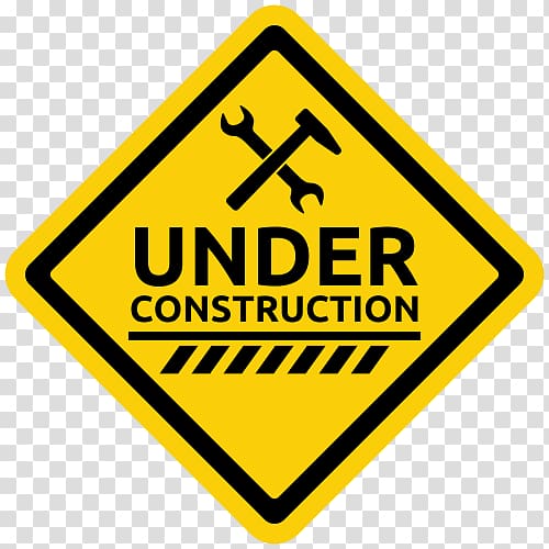 Under construction transparent background PNG clipart