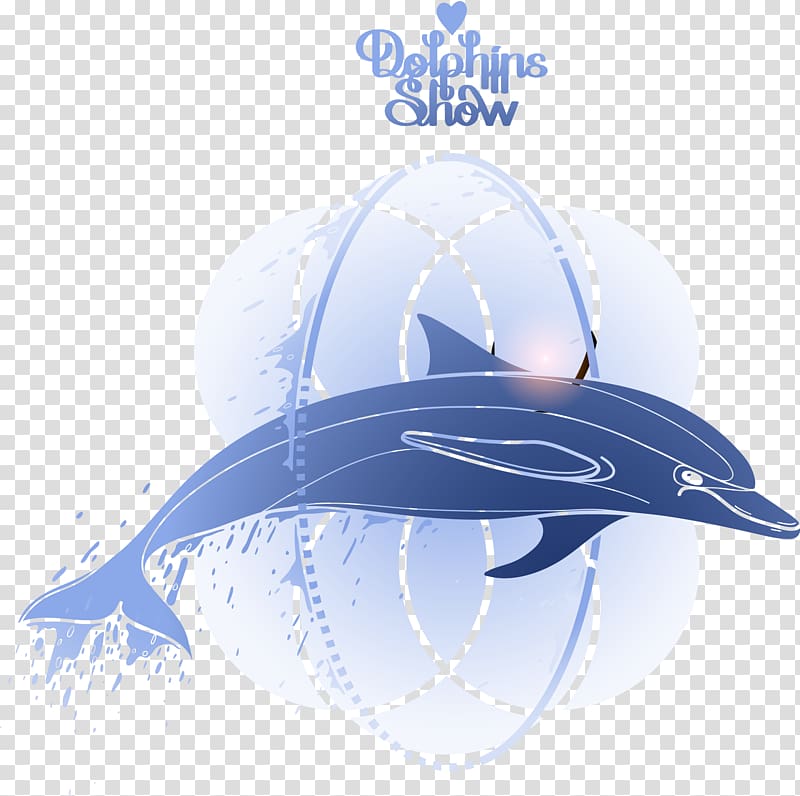 Dolphin Jumping Illustration, Dolphins jump ring transparent background PNG clipart