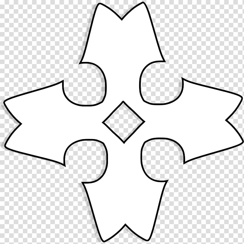 Christian cross Crosses in heraldry , People Outline transparent background PNG clipart