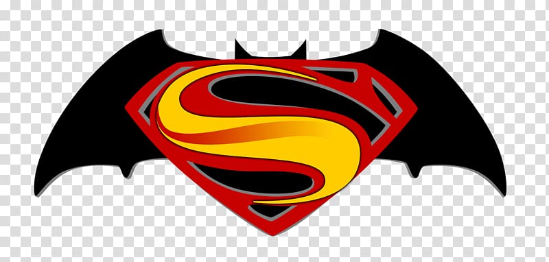 Batman and Superman logo, Batman Superman logo YouTube Wonder Woman, batman logo transparent background PNG clipart
