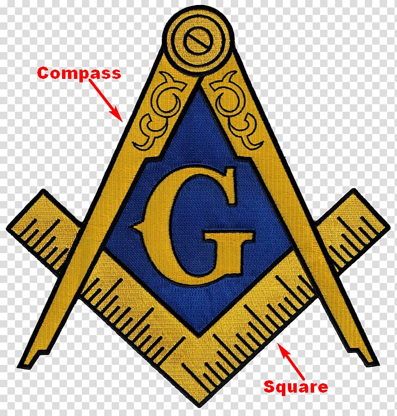 Freemasonry Square and Compasses Embroidered patch Iron-on Masonic lodge, mason transparent background PNG clipart