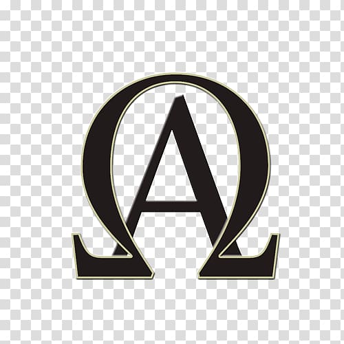 Logo Brand Font, Alpha Omega transparent background PNG clipart