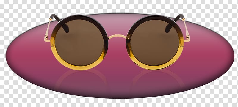 Sunglasses Goggles, Yellow gradient transparent background PNG clipart