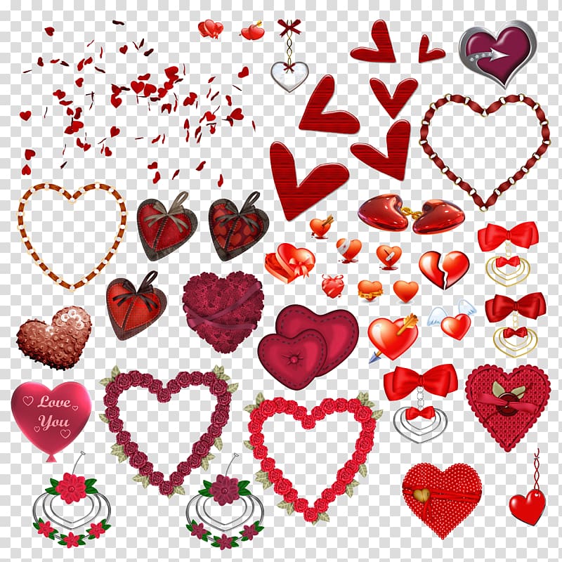 Heart Portable Network Graphics Valentine\'s Day Fotor, love Pattern transparent background PNG clipart