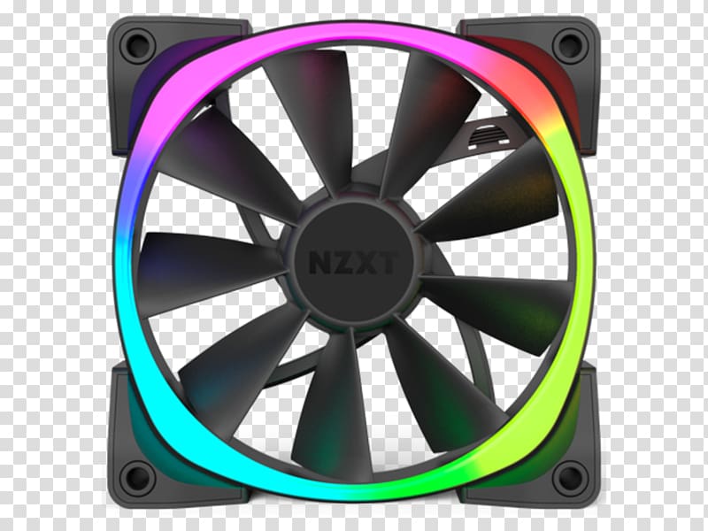 Computer Cases & Housings Computer fan RGB color model Nzxt, fan transparent background PNG clipart