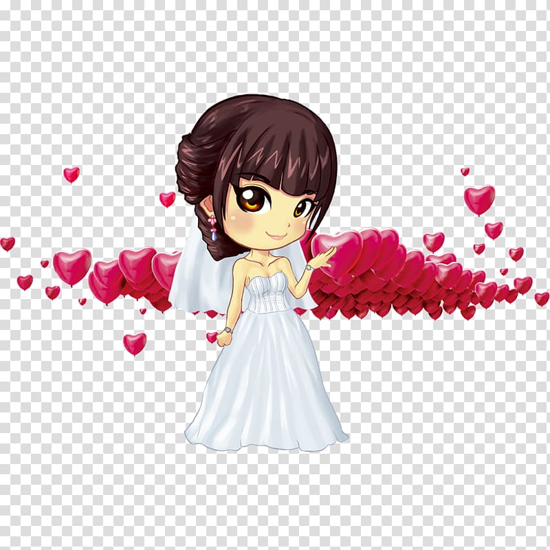 Love with the bride transparent background PNG clipart