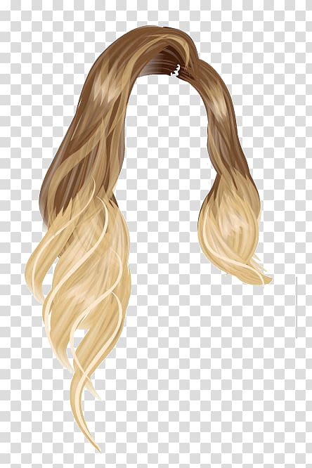Long hair Blond Hair coloring Stardoll, hair transparent background PNG clipart