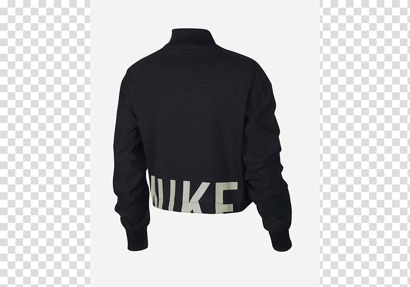 Flight Jacket Air Force 1 Nike Black Jacket Transparent Background Png Clipart Hiclipart - black nike track jacket roblox