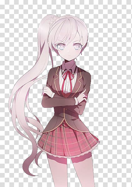 Weiss Schnee Yang Xiao Long School uniform Blake Belladonna, Weiss Schnee transparent background PNG clipart