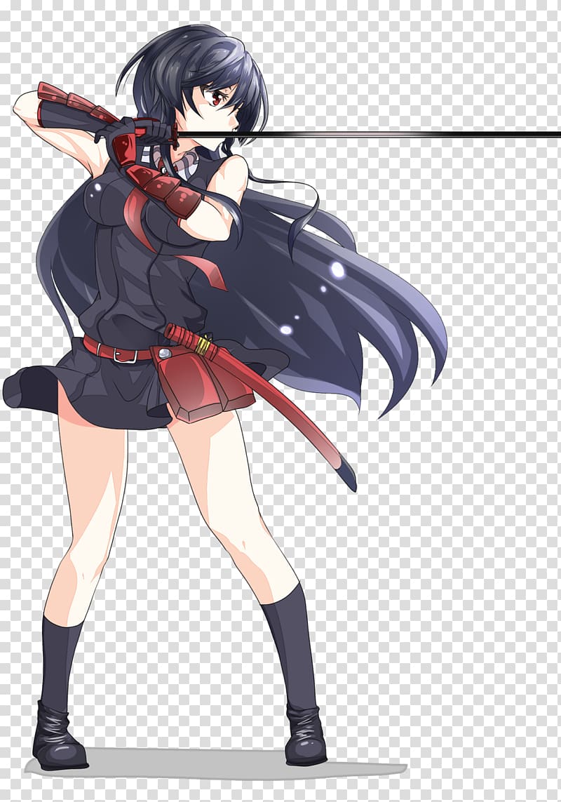 Akame ga Kill! Anime Cosplay Character, blood transparent background PNG clipart
